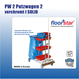 PW 2 Putzwagen 2 - verchromt SOLIDI Floorstar