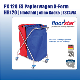 PX 120 ES Papierwagen X-Form HR 120 ESTAWA I Floorstar
