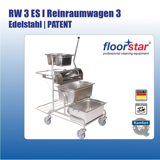 RW 3 ES I Reinraumwagen 3 PATENTI Floorstar