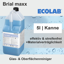 Brial maxx Glas- und Oberflchenreiniger I 5l I Ecolab