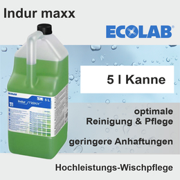 Indur maxx I 5l Hochleistungs-Wischpflege I Ecolab