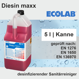 Diesin maxx Desinfizierender Sanitrreiniger I 5l I Ecolab