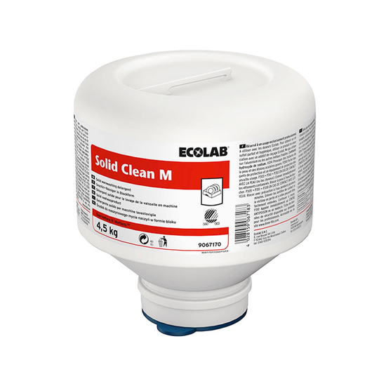 Solid Clean M Alkalisch, fr mittlere Wasserhrten I 4,5kg I Ecolab