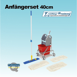 Putzwagen I Reinigungsset I 40 cm I Trolley-System