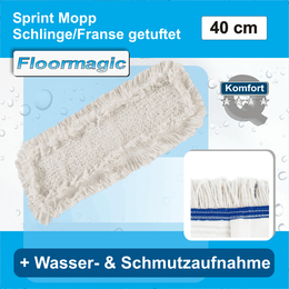 Sprint Mopp Schlinge/Franse getuftet I 40 cm I Floormagic