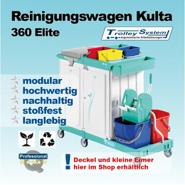 Reinigungswagen Kulta 360 Elite I Trolley-System