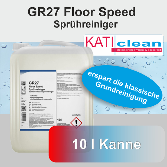 GR27 Floor Speed Sprhreiniger 10l I KATIclean