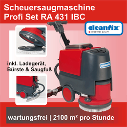 Profi Set RA 431 IBC Scheuersaugmaschine I Cleanfix