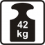 Eigenschaften: Auflagegewicht 42 kg