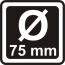 Eigenschaften: � ca. 75 mm