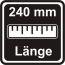 Eigenschaften: Lnge 240 mm