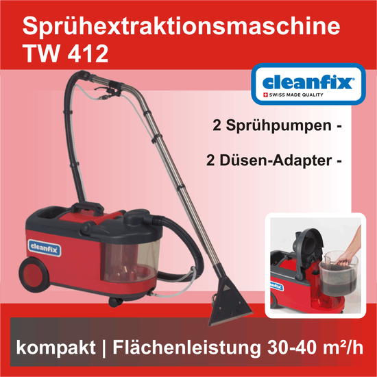 Cleanfix TW 412 Sprühextraktionsgerät