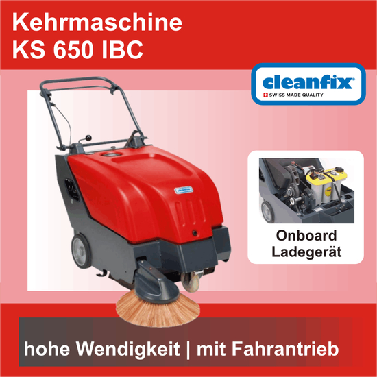 KS 650 IBC Kehrmaschine I Cleanfix