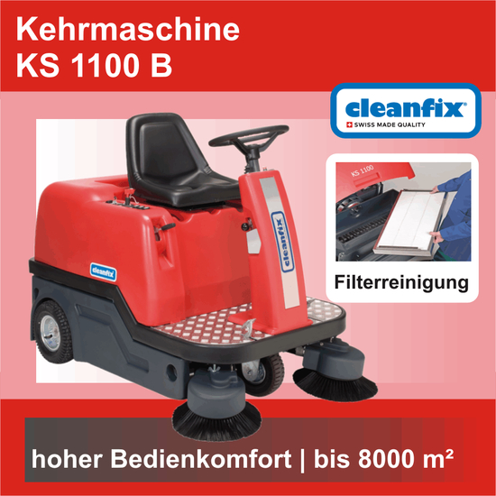 KS 1100 B Kehrmaschine I Cleanfix