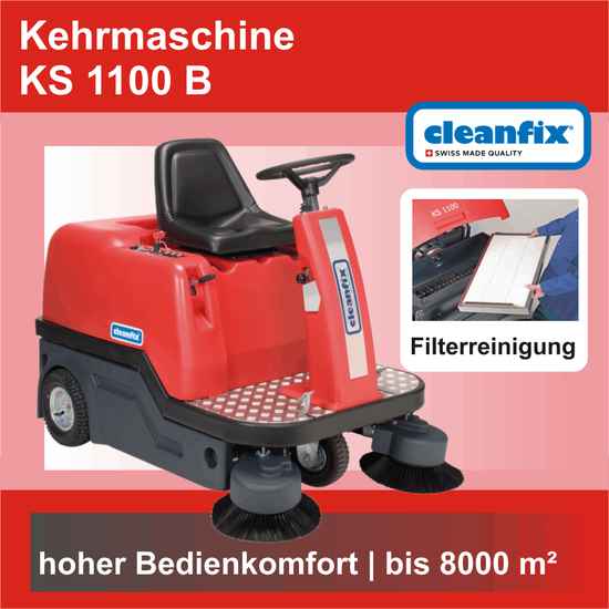 Cleanfix KS 1100 B Kehrmaschine