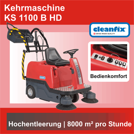 KS 1100 B HD Kehrmaschine I Cleanfix