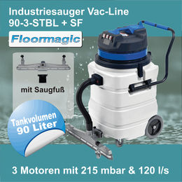 Industriesauger Vac-Line 90-3-STBL + SF I Floormagic