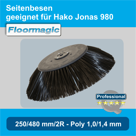Seitenbesen geeignet für Hako Jonas 980