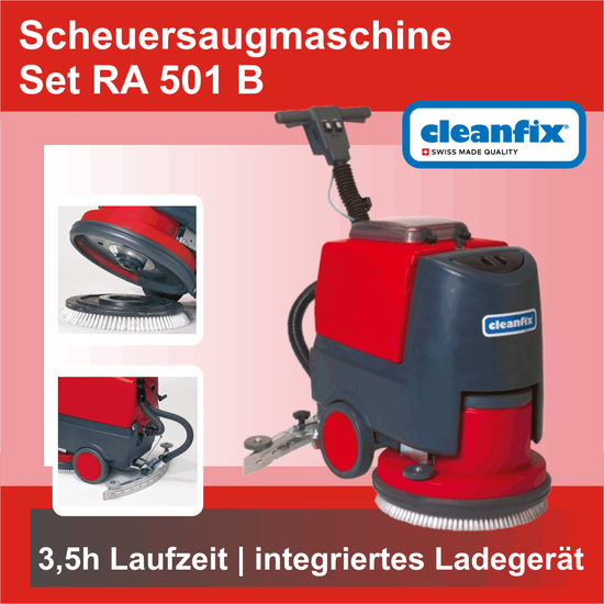 Anfnger Set RA 501 B Scheuersaugmaschine I Cleanfix