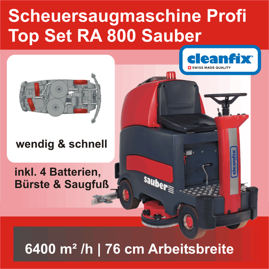 Cleanfix RA 800 Sauber Scheuersaugmaschine