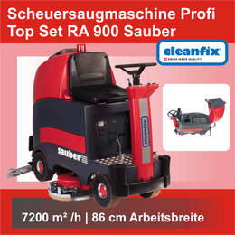 Profi Top Set RA 900 Sauber Scheuersaugmaschine I Cleanfix