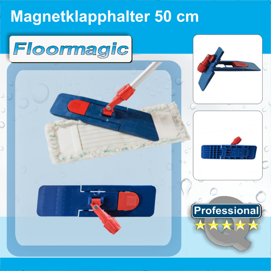 Magnetklapphalter 50 cm für die tägliche Unterhaltsreinigung I Floormagic