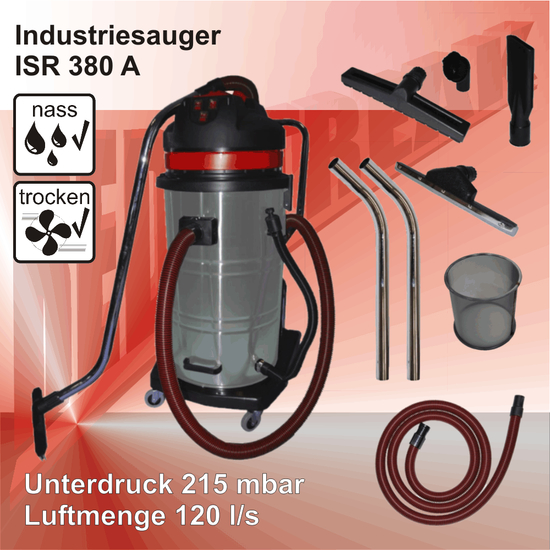 Industriesauger ISR 380 A I REDSTREAK