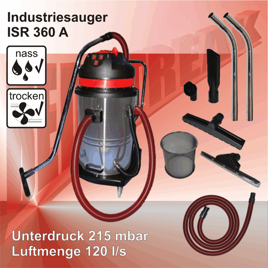 Industriesauger ISR 360 A von REDSTREAK
