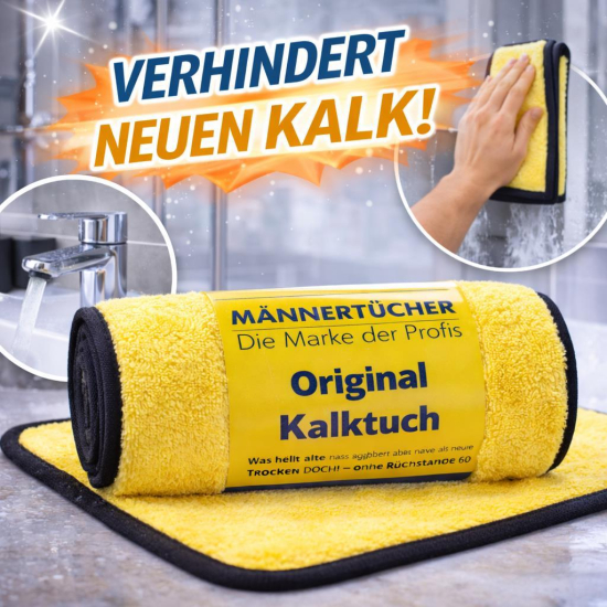Profi Kalktuch Gewerbe – weniger Kalk, weniger Aufwand, schneller sauber