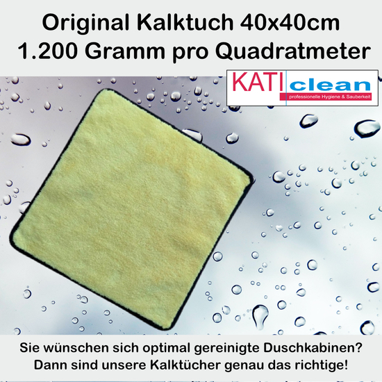 Original Kalktuch 40 x 40 cm I gelb I KATIclean