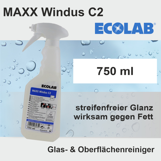 MAXX Windus Glasreiniger 0,75l I Ecolab