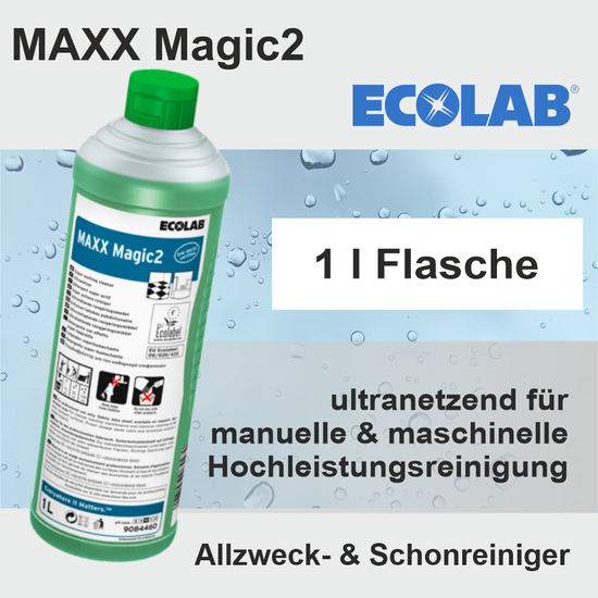 MAXX Magic2 Allzweck- und Schonreiniger 1l I Ecolab