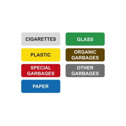 Set von Selbstklebenden Etiketten f�r Discovery I...