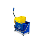 Double Bucket VertikalPresse blau/gelb