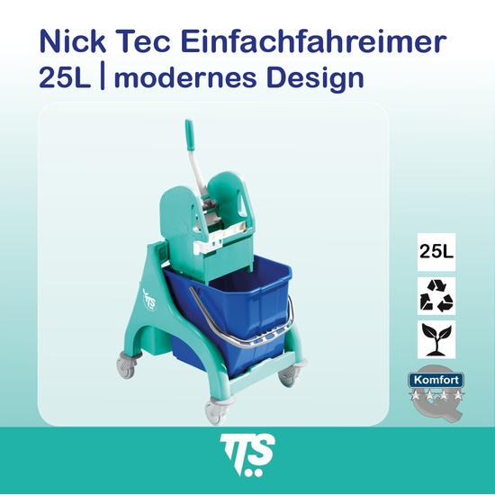 25l Nick Tec Einfachfahreimer I modernes Design I 00006049 I TTS