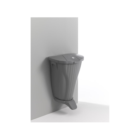 50 l Wall-Up mit Pedal in grau grauem Deckel 00005840EE