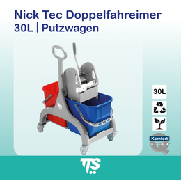 30l Nick Tec I Doppelfahreimer I Putzwagen I 00006181 I TTS