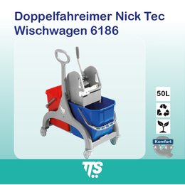 50l Nick Tec I Doppelfahreimer I Wischwagen I 00006186 I TTS