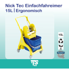 15 l Nick Tec Einfachfahreimer ergonomisch