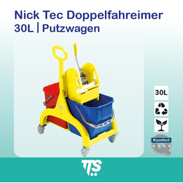 30l Nick Tec I Doppelfahrwagen I Putzwagen I 00006080 I TTS