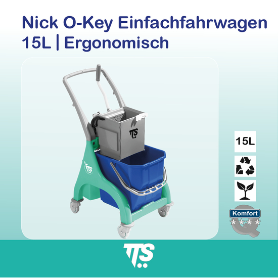 15l Nick O-Key Einfachfahrwagen I ergonomisch I 00036245 I TTS