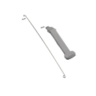 Dust Pedal-Set grau