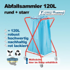 Abfallsammler 120 l Rund und Star Trolley-System