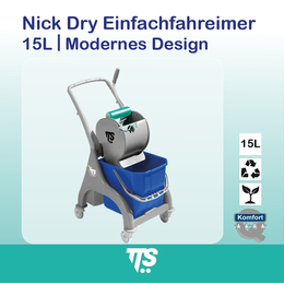 15l Nick Dry Einfachfahrwagen I modernes Design I...