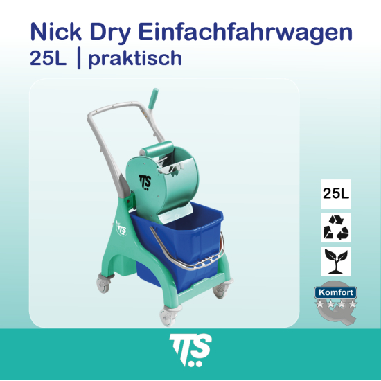 25 l Nick Dry Einfachfahrwagen praktisch