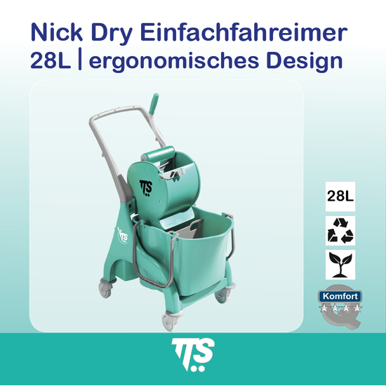 28l Nick Dry Einfachfahrwagen I ergonomisches Design I 0P066249 I TTS