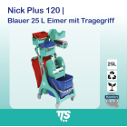 25 l Nick Plus 120 blauer 25 l Eimer mit Tragegriff