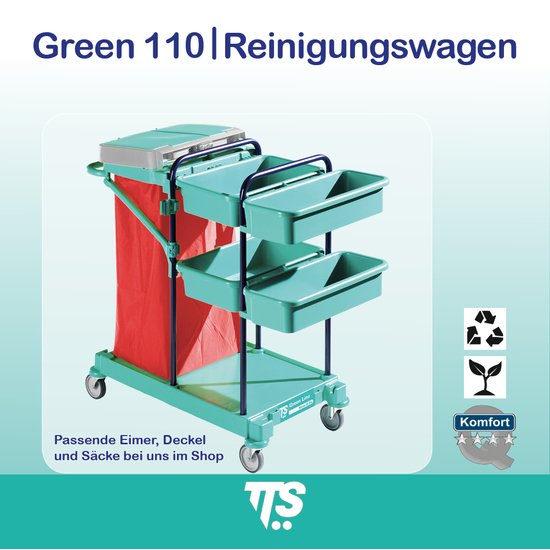 Green 110 I Reinigungswagen I 0B003110 I TTS