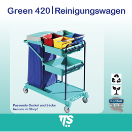 Green 420 I Holm blau I Profi Systemwagen I 0B003420 I TTS