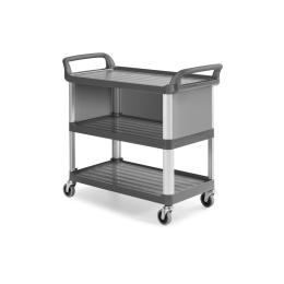 Shelf B3700 grau 3 Ablagen Wand Transportwagen ø...